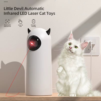 LED Laser Cat Toys Interactive Smart Teasing Pet Handheld Electronic Indoor Random Automatic Laser Cats Toy Accessories for Cat