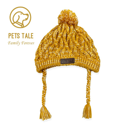 Winter Soft Dog Hats, Warm Pet Dog Knitted Hat, Windproof Knitting Dog Hat